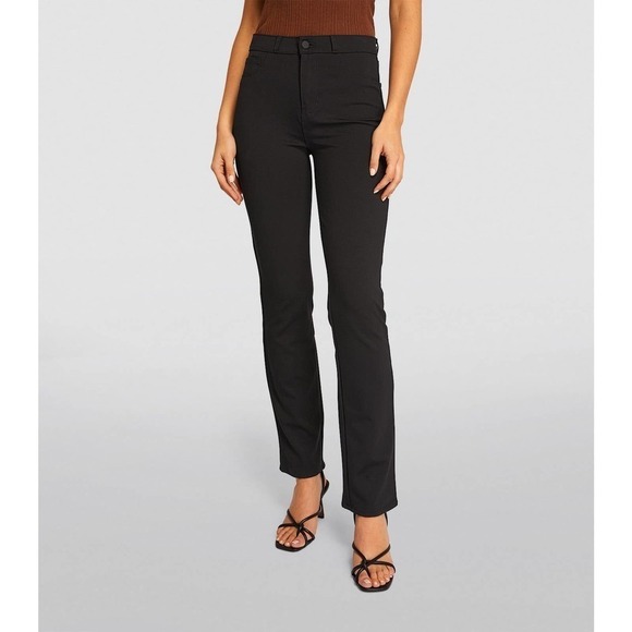 L'AGENCE Dean High Rise Cigarette Jeans in Black Size 24‎ - Picture 1 of 12